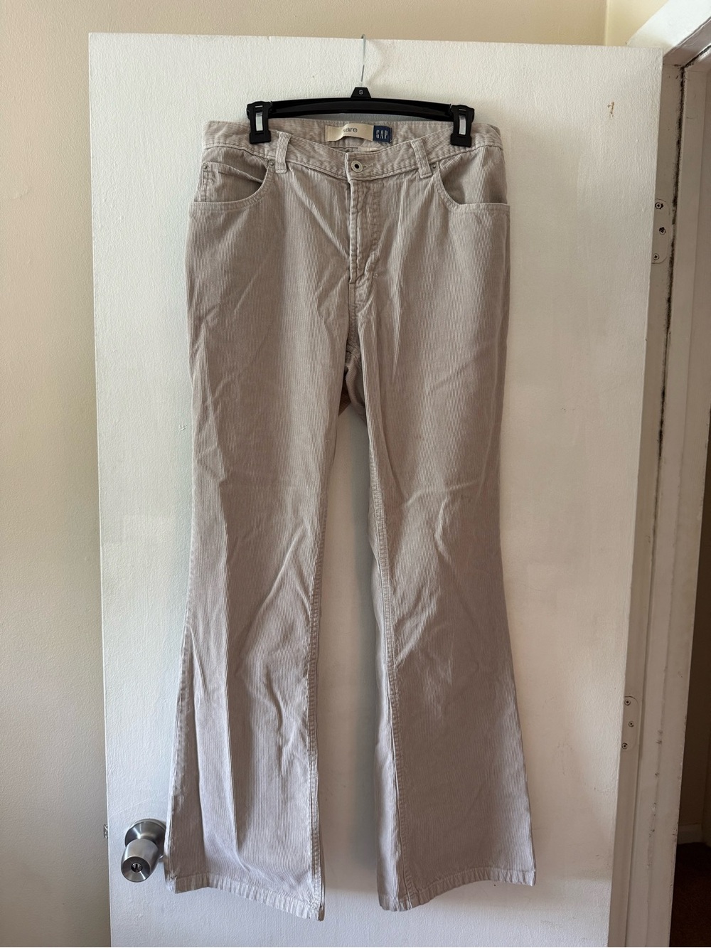 Vintage Gap Beige Corduroy Flare Pants
